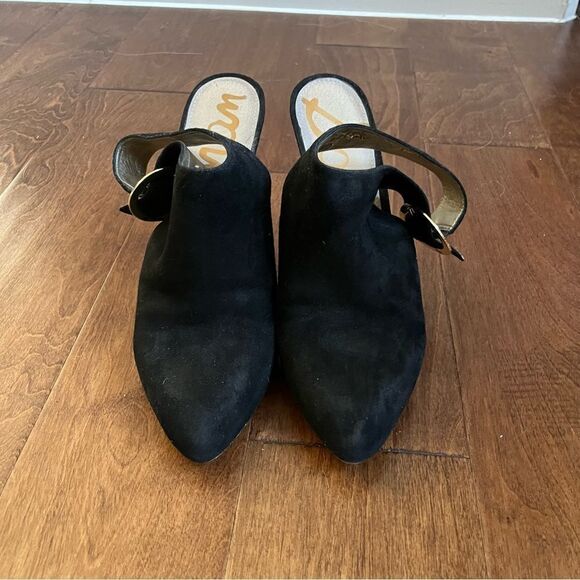 Sam Edelman Suede Sling Back Booties Size 10 - Picture 1 of 4
